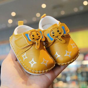 Sneakers Soft Soled Baby Shoes Cute Boys Toddlers Non Slip Spring Newborn Girls Sewn Bag H240509