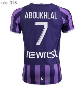 Camisas de futebol Toulouse DALLINGA COSTA 2024 Mens Sierro CiSSOKO Nicolaisen Kamanzi Begraoui ABOUKHLAL Home Football Shirt ShortH240307