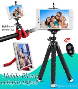 Flexible Octopus Tripod Phone Holder Universal Stand Bracket For Cell Phone Car Camera Selfie Monopod with Bluetooth Remote Shutte1323646