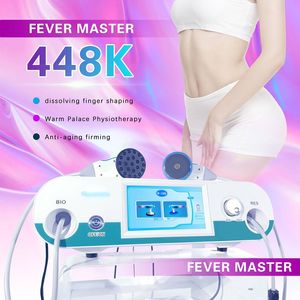 Newest Tecar Cet Ret Radio Frequency 448Khz Rehabilitator Body Slimming Indiba Tecartherapy Penetrates Physical Therapy Machine
