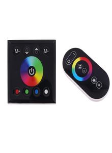 Touch Remote Control 12V 24V DC RGB RGBW Led Strip Light Power Switch RF Touch Controller per pannello a parete Accessori Swithing Nero1827239