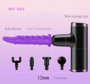 Beauty Health Massage RelaxationMassage Tools Massage Gun Head Vibration Message Gun Zubehör Silikonköpfe für Faszienmassage 9818985