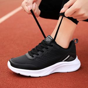 Casual skor för män kvinnor för svartblå grå andas bekväm sporttränare sneaker color-54 storlek 35-41