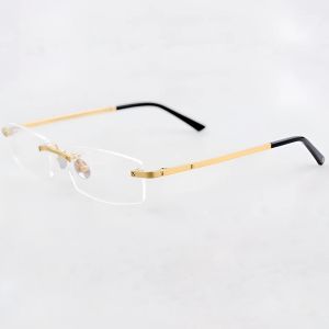 Cardi Mens Fashionable Prescription Glasses Frame CT0087 Frameless Casual Personalized Computer Reading Glasses net red same men and women Factory Wholes frame