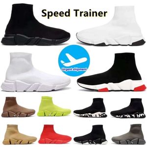 Designer-Sock-Runner-Schuhe, durchsichtig, für Herren und Damen, Sneakers, lässig, Graffiti, Weiß, Schwarz, Rot, Beige, Rosa, Gelb, Sohle, Schnürung, Neonsocken, Speed-Trainer, flache Plattform, 36–47