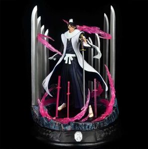 Anime Bleach Byakuya Kuchiki GK PVC Figure Japońskie anime Figurek Model Zabawki Statua Collection Doll Dift Q07221470601