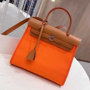 70% Factory Outlet Off 25cm cow canvas handbag spring and summer single messenger leather with cloth bag on sale