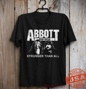 T-shirt Dimebag Abbott Brothers starkare än alla Vinnie Paul Metal Magic Tshirt 100% bomullsmän