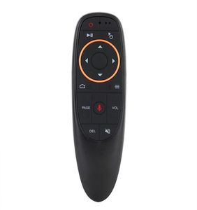 G10G10S Voice Remote Control Air Mouse with USB 24GHz Wireless 6 Axis Gyroscope Microphone Android TV Box8856485用リモコン