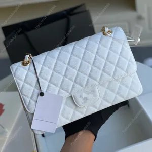 Designer -Bag Cross Lod Bag Sattelbeutel Handtaschen Hochwertige Sattelbeutel weiß grün gelb 25 cm 30 cm echtes Leder Luxus -Bag -Umhängetaschen Klappbeutel Silbertasche