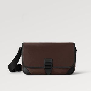 Mode crossbody väska mäns messenger väska klassisk bokstav logotyp design justerbar axel rem utomhus axelväska med seriekod