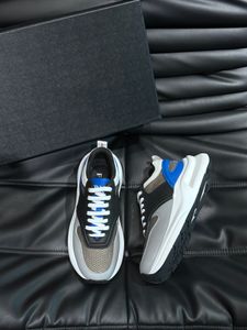 P Designer Uomo Pelle Patchwork Mesh Casual Sneakers Moda Comoda Ultra Leggera Altezza Aumentante Scarpe Bianche Popolarità Calda Scarpe da Tennis Antiscivolo