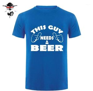 Den här killen behöver en öl rolig dricksemester gåva berusad t shirt män bomull casual college tryckt tshirt tshirt16283466