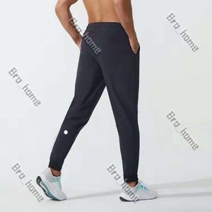 Luluemom Tozluk Hizalama Erkekler Pantolon Yoga Kıyafet Sport Hızlı Kuru Çizme Spor Salonu Cepleri Sweetpants Pantolonlar Erkekler Sıradan Elastik Bel Tasarımcısı Luluemom Erkekler Pants 245