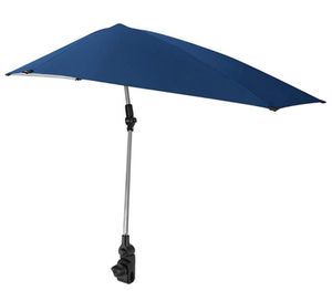 Przenośna składana Sunshade UV Sunproof krzesło plażowe parasol letni rower parasol Parasol Universal Clamp Parasol6018623