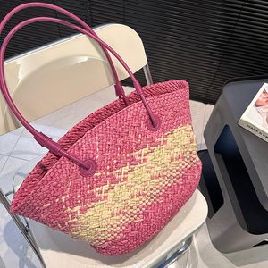 Fashion Women Shoulder Bags Summer Beach Straw Woven Crossbody Female Handbags Shopping Bag D1