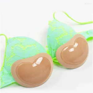 Yoga Outfit Women's Comfortable Breast Push Up Pads Swimsuit Accessories Silicone Bra Pad Nipple Cover Stickers Patch Sport