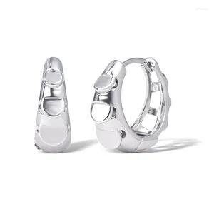 Hoop örhängen mode silver färg rund geometrisk liten piercing örhänge födelsedag öron smycken tillbehör gåva