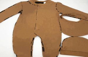 Baby bodysuit pojkar flickor rompers barn långärmad bomull jumpsuits spädbarn flickor brev bomull romer pojke kläder1627207