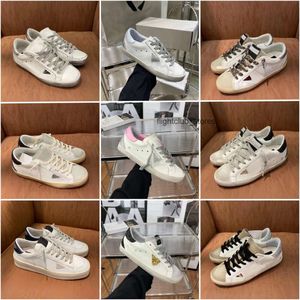 golden goodes Italy 2023 designer shoes women men super shoe star brand casual new release luxury flat sneakers denuine leather luxury sequin classic men c