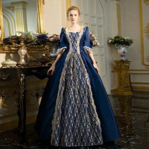 Dress Woman Cosplay Medieval Palace sukienka księżniczka impreza helloween kostium seksowna koronkowa długa królowa pałacowy dwór średniowieczne sukienki sceniczne