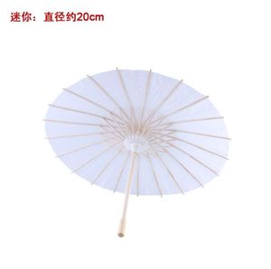 ślub ślubny parasole białe papier parasol chiński mini rzemieślniczy parasol 4 średnica 20 30 40 60 cm parasole ślubne dla Whole5483353