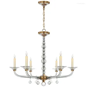 Chandeliers Modern Crystal Chandelier Light Nickel Pendant Lighting Hanging Lamp Ceiling Decor Suspension Fixtures