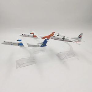 Jason Tutu Plane Model Model Airplane FK-50 16cm ATR-600航空機モデルDiecast Metal Airplanes 1 400スケールプレーン240223