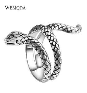 2020 Fashion Hip Hop Snake Rings for Women Punk Rock Biker Signet Ring Men Accessories Vintage Jewelry Drop Q07081278044