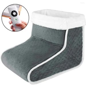 Mattor Electric Foot Heater 5 -lägen Uppvärmningskontrollinställning Tvättbar uppvärmd termisk varmare massager Care Pad Cushion EU Plug