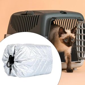 Dog Carrier Airline Crate Cover Windproof Soft Protection Durable Cold Pet Cage For Weather Outdoor Travel Indoor