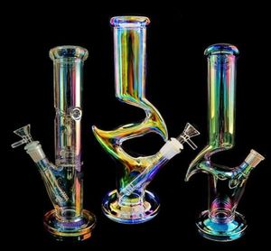 Bong Hakahs Downstem Perc mocne platformy Dab Szklanki Bubbler papierosowe palenie rury wodne Bongs Dabber Ice Catcher8632144