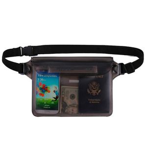 Waterproof Swimming Diving Bag PVC Beach Drifting Diving Waist Pack Shoulder Bag Underwater Mobile Phone Case Holder Outdoor Dry Bag