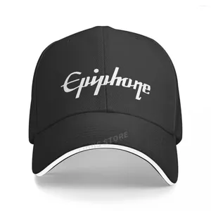 Berets Epiphone Guitars Logo Unisex Baseball Cap Fashion Brand Guitar Lover Hat Men Women Adjustable Music