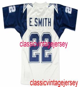 Stitched Men Women Youth Mitchell Ness 1994 EMMITT SMITH 75th PATCH Jersey Embroidery Custom Any Name Number XS5XL 6XL1554345