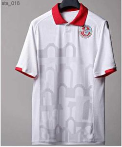 Fotbollströjor 2024 Tunisia Africa Cup National Team Maillot Tunisie Makni Hannibal Maaloul Sliti Khenissi Home Red Men Football Shirt UniformSh240307