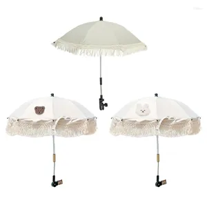 Umbrellas Baby Stroller Sun Protections Parasol Bohemian UV Folding Umbrella Pushchair Dropship