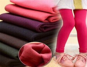 Leggings per ragazze invernali Pantaloni per bambini in cotone Pantaloni in pile per ragazza Leggins per bambini colorati Pantaloni per adolescenti Abbigliamento caldo per bambini LJ20088888939