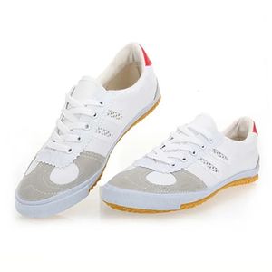 USHINE EU3545 Volleyball Training Wushu KungFu Sports Canvas Students ShuangXing Shoes Men and Women 240223