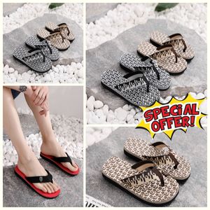 2024 New Gai Sandals Mens 슬리퍼 패션 플로럴 슬리퍼 고무 아파트 샌들 여름 해변 신발 크기 39-45