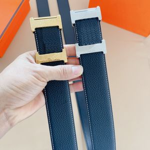 High quality classic designer Belt for women stainless steel H buckle AAA Real leather womens belt Retro Luxury mens belt 90-125cm Reversible belt H144