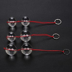 Glass Anal Beads2 Size Unisex Anal Plug Big Ben Wa Balls Vaginal Balls Sex Products Crystal Glass Vaginal Exercise Love Balls Y181935359