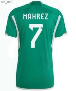 サッカージャージープレーヤーのアルジェリアトレーニングプレイヤーFeghouli Bounedjah Atal 2024フットボールシャツSlimani Bennacer Bensebaini Football Shirtsh240307