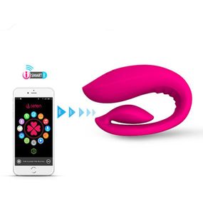 Leten Smartphone App Remote Control Laddning Vattentät par Vibrator G Spot Clitoral Stimulation Vuxen Sexleksaker för par Y1896236324