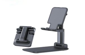 Telefonhållare Foldbar förlänga metall Desktop Tablet Holder Table Cell Support Desk Mobile Stand för iPhone iPad Support Justerbar W5883103