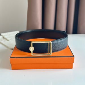 High quality classic designer Belt for women stainless steel H buckle AAA Real leather womens belt Retro Luxury mens belt 90-125cm Reversible belt H07