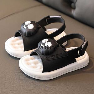 Sandaler sommar barns sandaler pojkar och flickor non slip mjuk botten tecknad bär baby strand sandaler för stora medelstora och små barnh240307