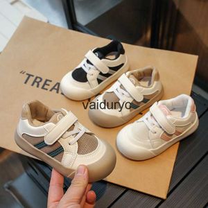 Athletic Outdoor Baby Cricket Shoes 2024 Spring New Childrens Shoes Boys Casual Shoes Childrens Baby Mesh Breathable Walking Shoes TrendH240307