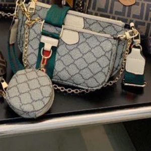 حقائب اليد للسيدات 3pcs أكياس الكتف العلامة التجارية Messenger Bag zipper fashion luxurys مصممين حقائب الجلود محفظة عبر الجسم W240s