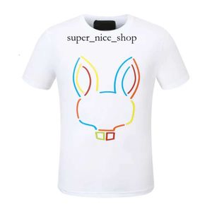 Psikolojik Tavşan Gömlek Sıradan T Shirt Erkek Kadınlar İskelet 2024 Yeni Tasarım Çok Tarz Erkekler Moda Tasarımcısı Tshirt Çift Kısa Kollu Boyut